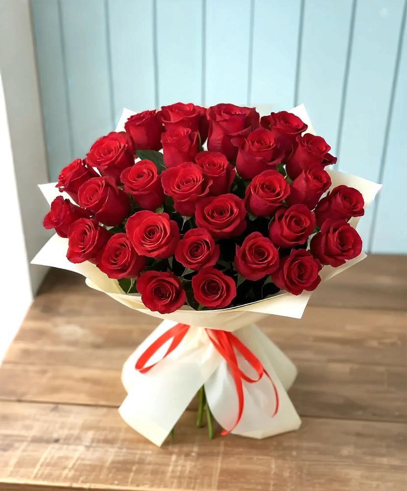 Букет 29 Красных роз в Приволжске
