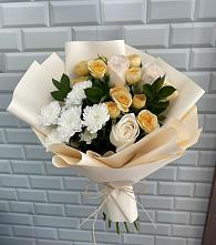 Букет цветов из:  Розы и Хризантемы в Приволжске