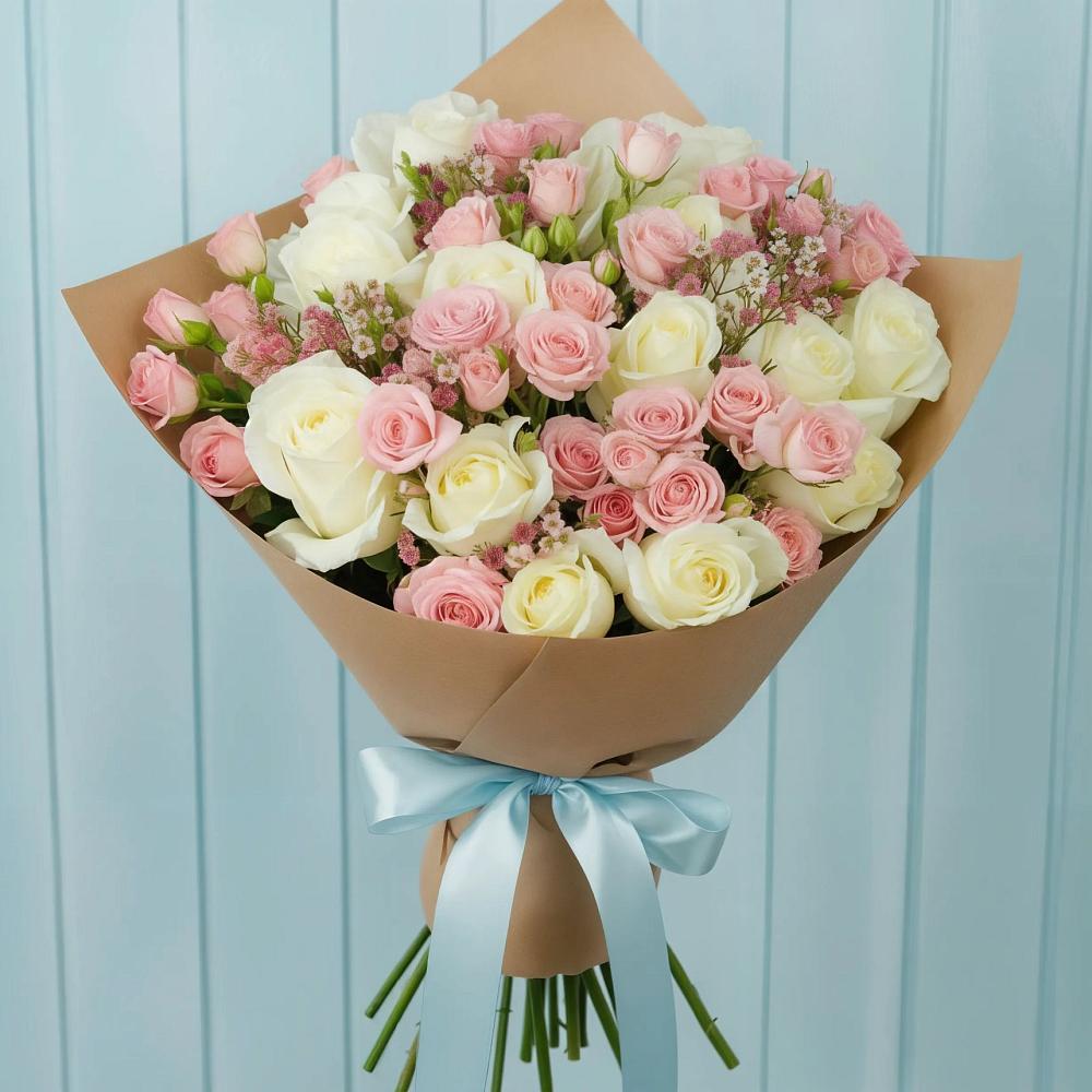 Букет цветов из: Розы в Приволжске