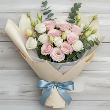 Букет цветов из:  Лизиантусы в Приволжске