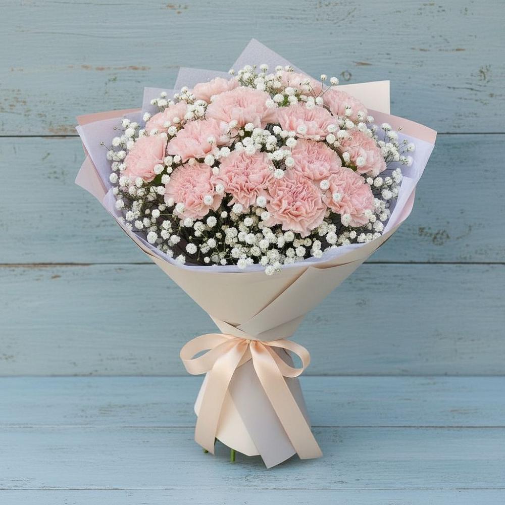 Букет цветов из: Гвоздики в Приволжске