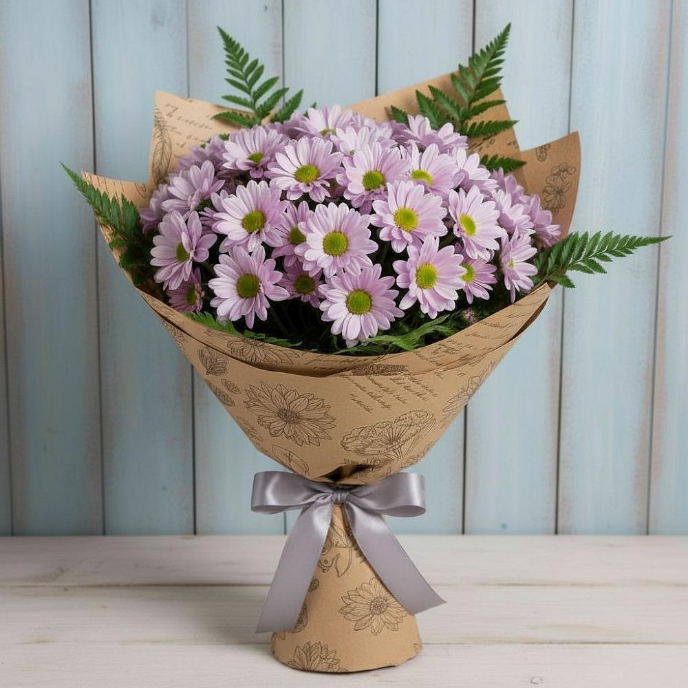Букет цветов из: Хризантемы в Приволжске