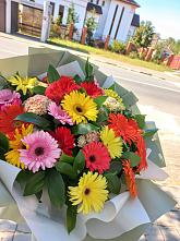 Букет цветов из:  Герберы #REPLACE_PRED# Приволжске
