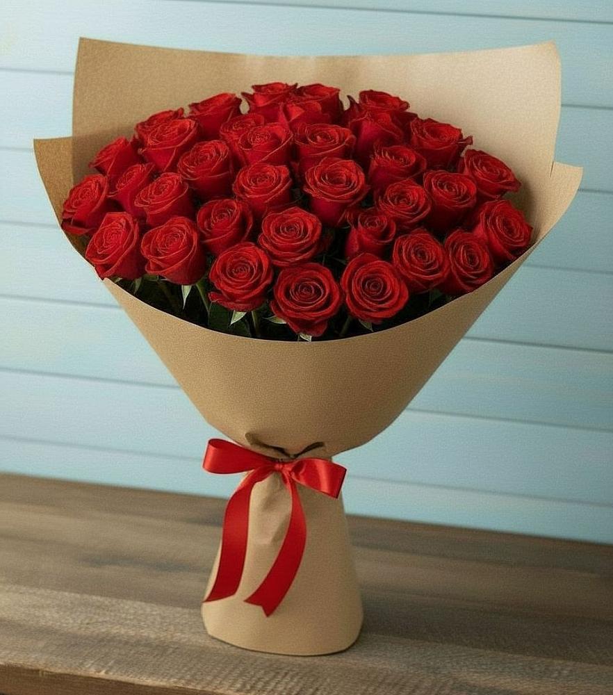 Букет Красные розы Милано в Приволжске
