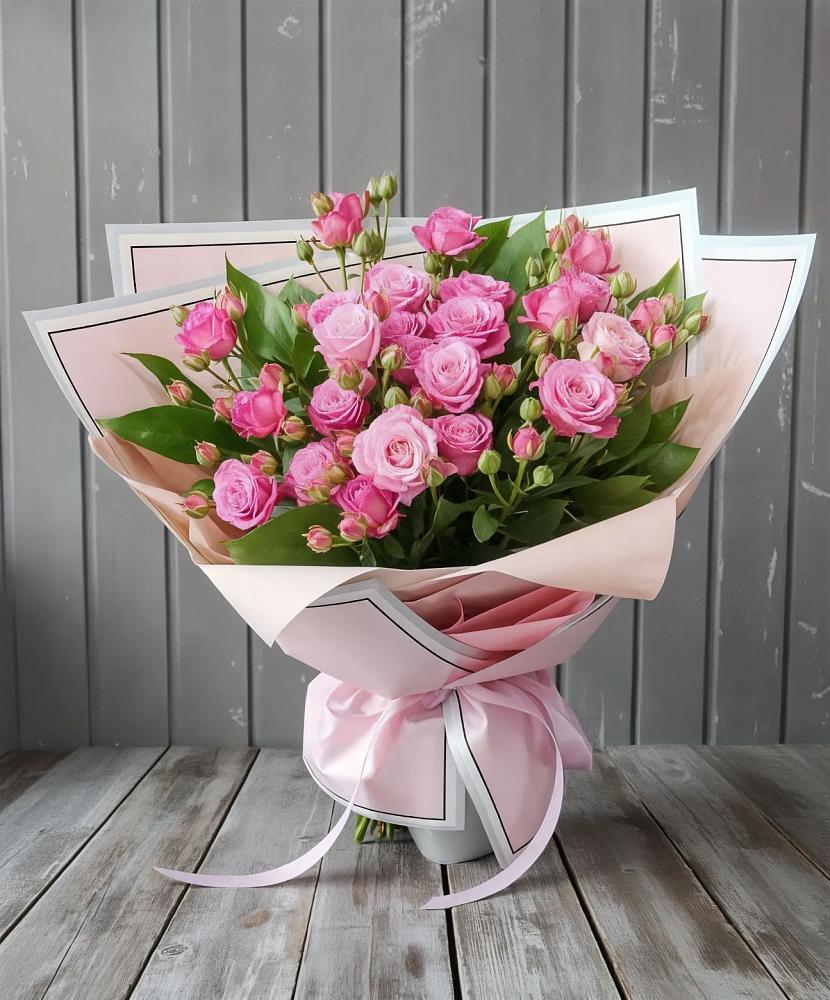 Букет Розовый кустик в Приволжске