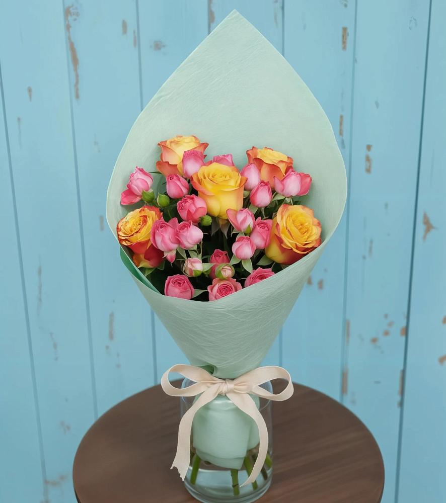 Букет цветов из: Розы в Приволжске