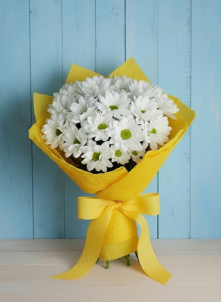 Букет цветов из: Хризантемы в Приволжске