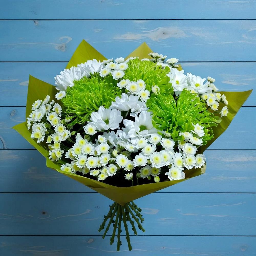 Букет цветов из: Хризантемы в Приволжске