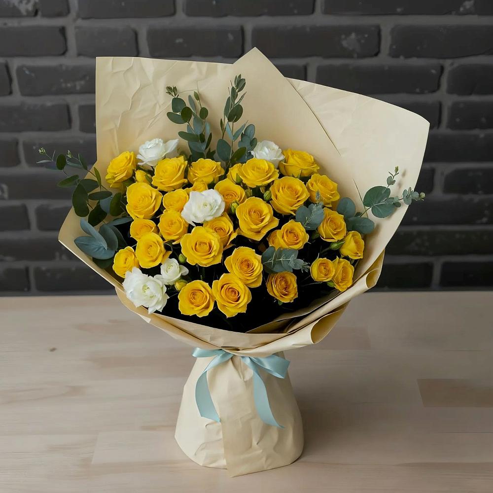 Букет цветов из: Розы в Приволжске