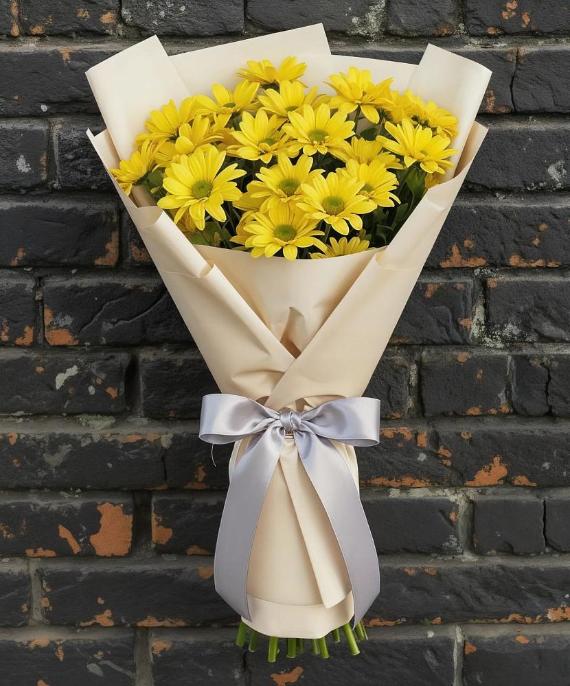 Букет цветов из: Хризантемы в Приволжске