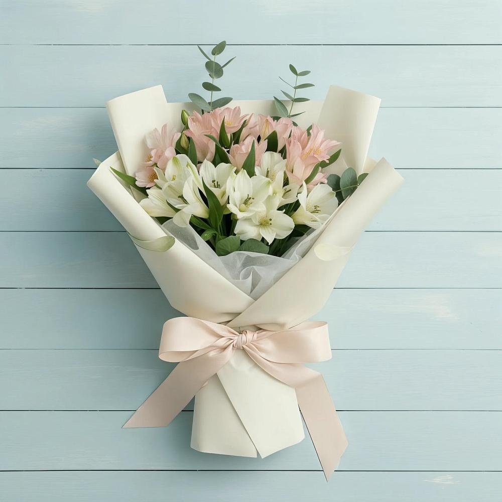 Букет цветов из: Альстромерии в Приволжске